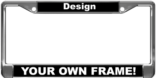 Will i  have any licensing regulation problems regarding what I would like printed on a license plate frame?