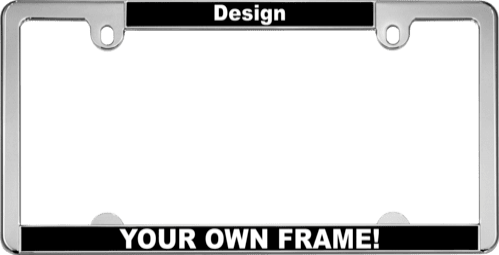 do they make license plate frames with USAF showing in plate