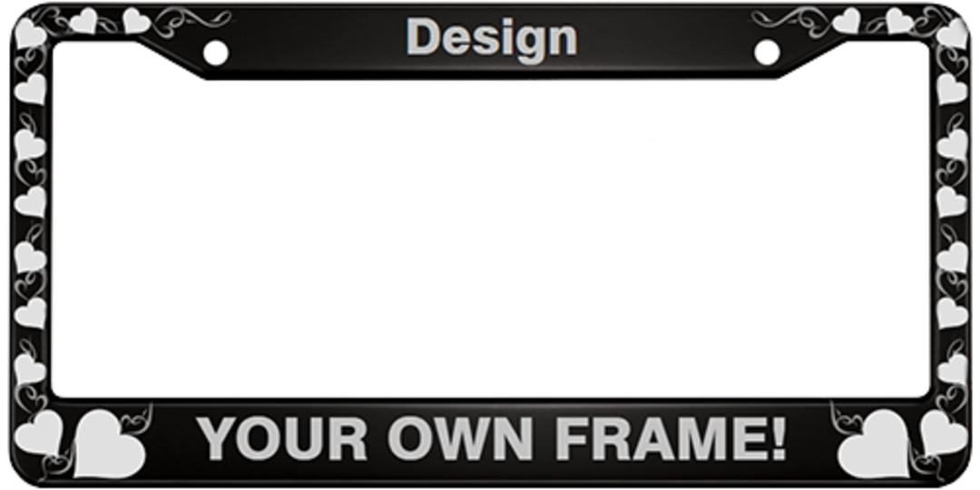 Can you put a Toyota logo on a frame? I’d like to put a single Toyota logo at the end of the lower text.