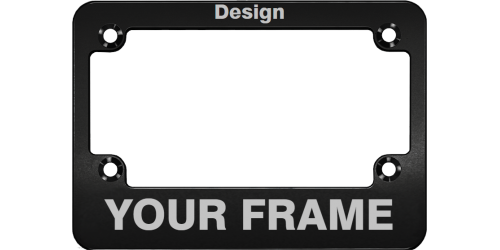 Can you make these upside down?  I would like the thick part at the top above the frame.