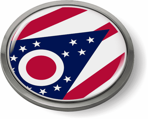 Where are the emblems customized and shipped from?