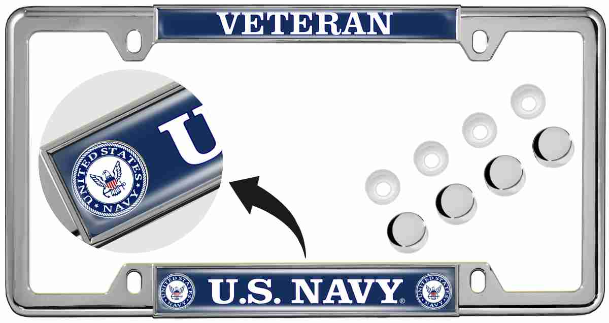 I served in USS CONSTITUTION.  Can I have the top read "Old Ironsides" and the bottom "U.S.Navy"?