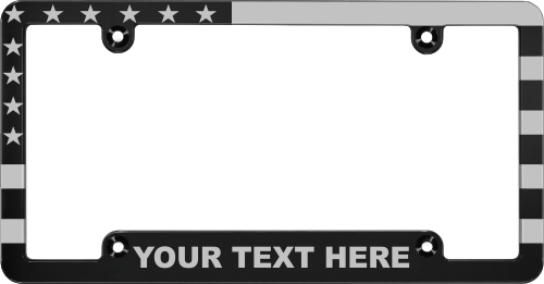 What size options are available for this license plate frame?