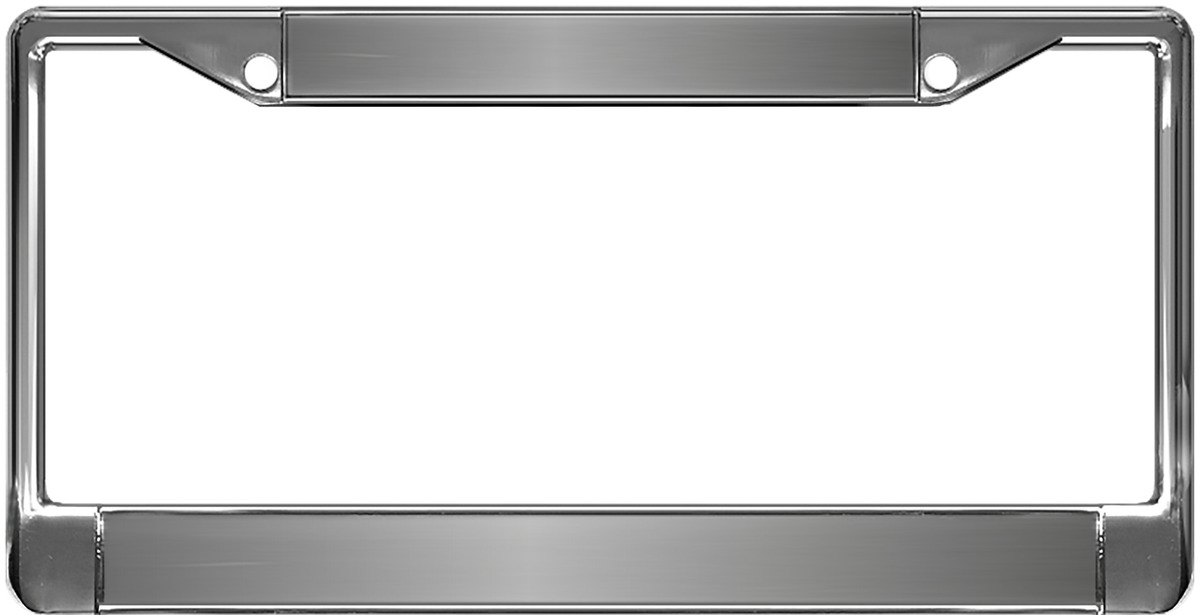 What is the size of the license plate frames?