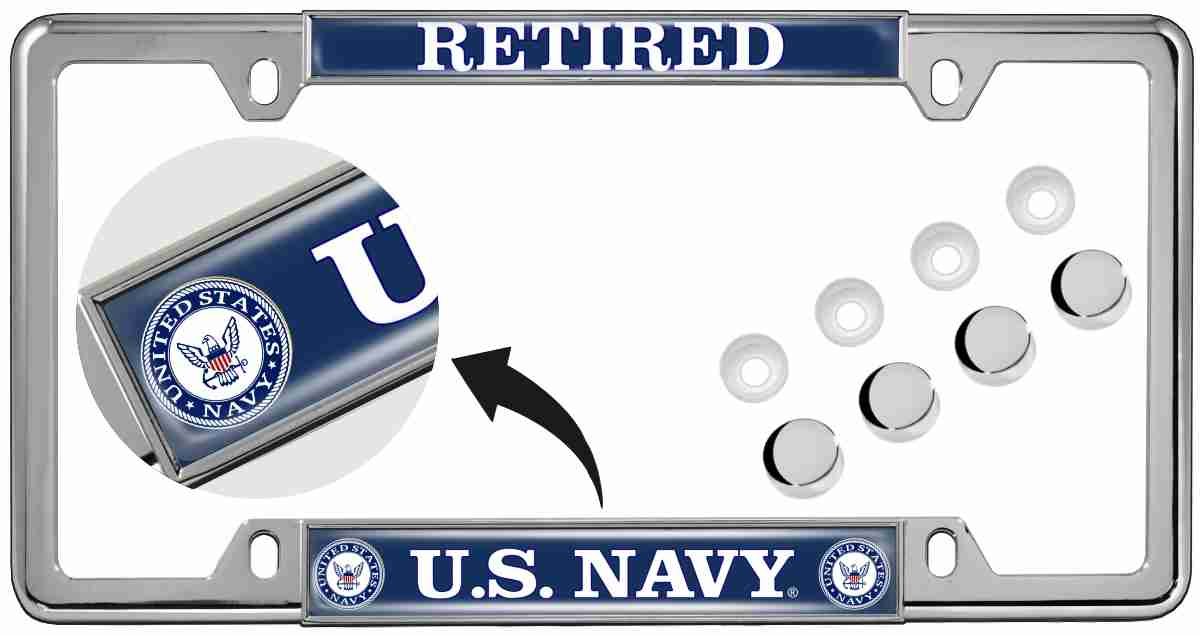 Can someone that's not in the navy use this plate frame?