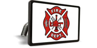 Fire Department (Color) - Tow Hitch Cover