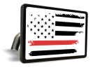 Thin Red Line U.S. Flag Firefighter – Tow Hitch Cover