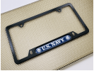 U.S. Navy - Anodized Aluminum Car License Plate Frame (WB)