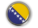 Bosnia and Herzegovina - Flag - Country Emblem