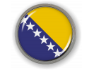 Bosnia and Herzegovina - Flag - Country Emblem