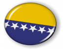 Bosnia and Herzegovina - Flag - Country Emblem