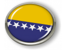 Bosnia and Herzegovina - Flag - Country Emblem