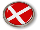 Denmark - Flag - Country Emblem