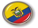 Ecuador -  Flag - Country Emblem