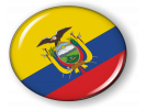 Ecuador -  Flag - Country Emblem