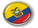 Ecuador -  Flag - Country Emblem