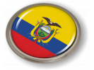 Ecuador -  Flag - Country Emblem