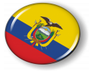 Ecuador -  Flag - Country Emblem