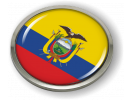 Ecuador -  Flag - Country Emblem