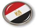 Egypt -  Flag - Country Emblem