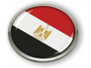 Egypt -  Flag - Country Emblem
