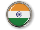 India - Flag - Country Emblem
