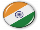 India - Flag - Country Emblem
