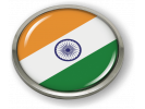 India - Flag - Country Emblem