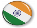 India - Flag - Country Emblem
