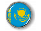 Kazakhstan - Flag - Country Emblem