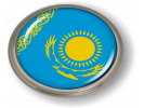 Kazakhstan - Flag - Country Emblem