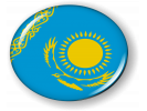 Kazakhstan - Flag - Country Emblem