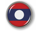 Laos - Flag - Country Emblem