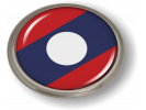 Laos - Flag - Country Emblem