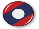 Laos - Flag - Country Emblem