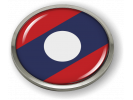 Laos - Flag - Country Emblem