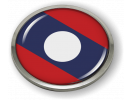 Laos - Flag - Country Emblem