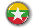 Myanmar - Flag - Country Emblem