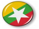 Myanmar - Flag - Country Emblem