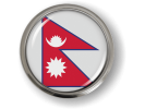 Nepal - Flag - Country Emblem