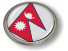 Nepal - Flag - Country Emblem