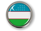 Uzbekistan - Flag - Country Emblem