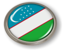 Uzbekistan - Flag - Country Emblem