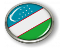 Uzbekistan - Flag - Country Emblem