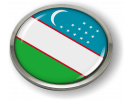Uzbekistan - Flag - Country Emblem