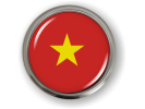 Vietnam - Flag - Country Emblem