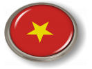 Vietnam - Flag - Country Emblem