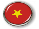 Vietnam - Flag - Country Emblem