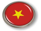 Vietnam - Flag - Country Emblem