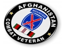 10th Mountain Division Afghanistan Combat Veteran Emblem